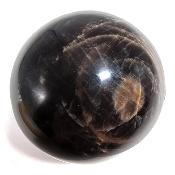 Pierre de Lune Noire Boule 04535