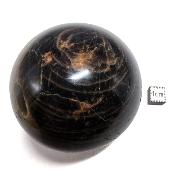 Pierre de Lune Noire Boule 04541