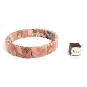 Rhodochrosite Bracelet Carré 04771