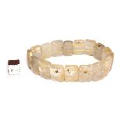 Cristal Rutile Bracelet Carré 05922