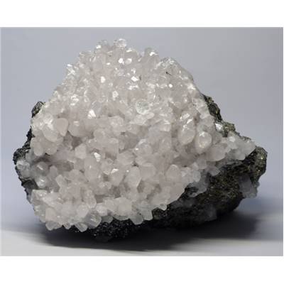 Calcite sur Galène et Pyrite 11609
