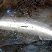 Labradorite pendentif disque 15341