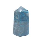Apatite Bleue Pointe Unique Polie 18702
