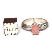 Rhodochrosite Bague en Argent 2472