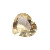 Citrine Naturelle Pierre Taillée en coeur 2537