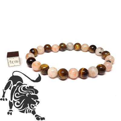 Signe Astrologie du Lion Bracelet Boule
