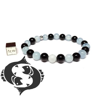 Signe Astrologie du Poisson Bracelet Boule