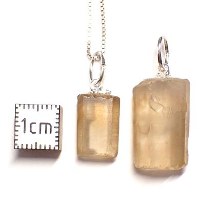 Citrine Naturelle Pendentif Pierre Brute