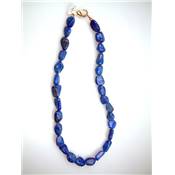 Lapis-Lazuli d'Afghanistan Collier Roulé