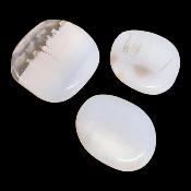 Opale Commune Blanche Mini Pierre Plate