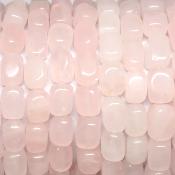 Quartz Rose Collier Roulé
