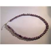 Lepidolite Collier Roulé