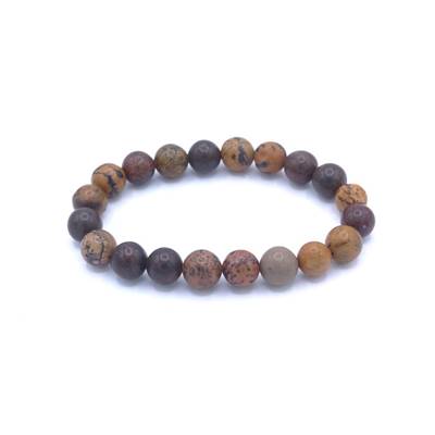 Jaspe Paysage Bracelet Boule
