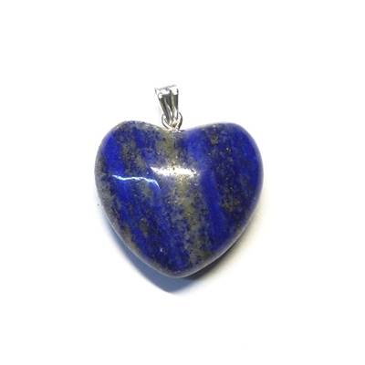Lapis-Lazuli d'Afghanistan Pendentif Coeur