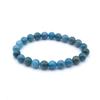 Apatite Bleue Bracelet Boule