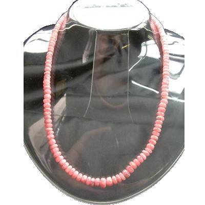 Rhodochrosite Collier Bouton