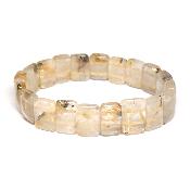 Cristal Rutile Bracelet Carré 05926