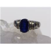 Cyanite Bleue Bague en Argent 17146 / Taille 56