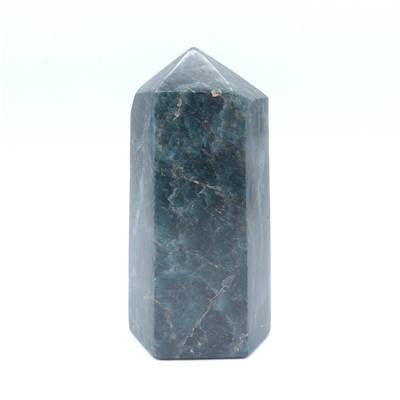 Apatite Bleue Pointe Unique Polie 18696