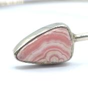 Rhodochrosite Bracelet avec Monture en Argent 19876