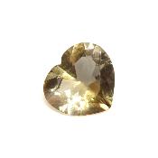 Citrine Naturelle Pierre Taillée en coeur 2535