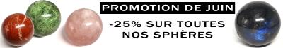 Promotion de Juin - Nos boules en Pierres Naturelles