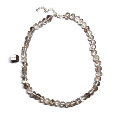 Cristal Fumé Collier Roulé
