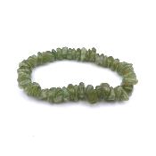 Apatite verte bracelet baroque