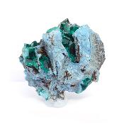 Shattuckite et Dioptase pierre brute 14940