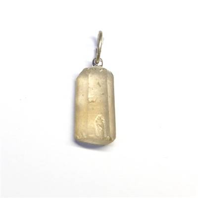 Citrine Naturelle Pendentif Pierre Brute