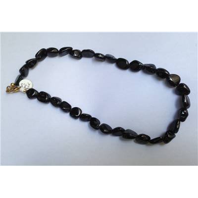 Spinelle Noire Collier Roulé