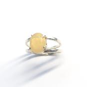 Opale d'Éthiopie Bague 13570 / Taille réglable 