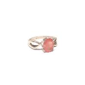 Rhodochrosite Bague en Argent 15065