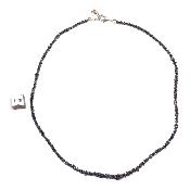 Diamant Noir Brut Collier 2242