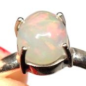 Opale d'Ethiopie Bague en Argent 2505