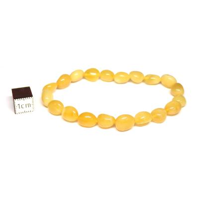 Ambre de la Baltique Jaune Bracelet Pierre Roulé