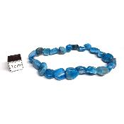 Apatite Bleue Bracelet Mini Roulé