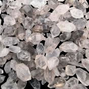 Cristal Diamant de Chine Pointe Brute Biterminée