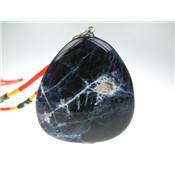 Sodalite Mini Pendentif Pierre Plate