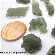 Véritable Moldavite Pierre Brute