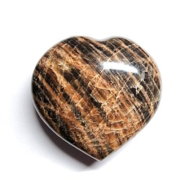 Pierre de Lune Noire Coeur 04479