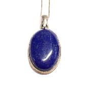 Lapis Lazuli Pendentif avec Monture en Argent 15061