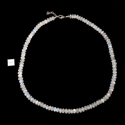 Pierre de Lune Bleutée - Collier 15139