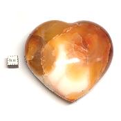 Cornaline chauffée coeur 15482