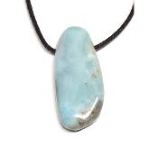 Larimar pendentif pierre percée 15615
