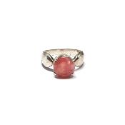 Rhodochrosite Bague en Argent 20106