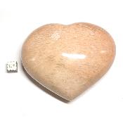 Pierre de lune Orange coeur 2251