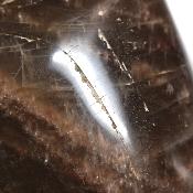 Pierre de lune noire coeur 2256