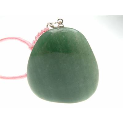 Aventurine Verte Mini Pendentif Pierre Plate