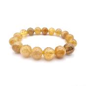 Citrine Naturelle Bracelet Boule